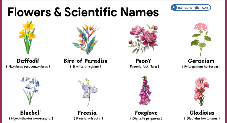 Flowers with Scientific Names
