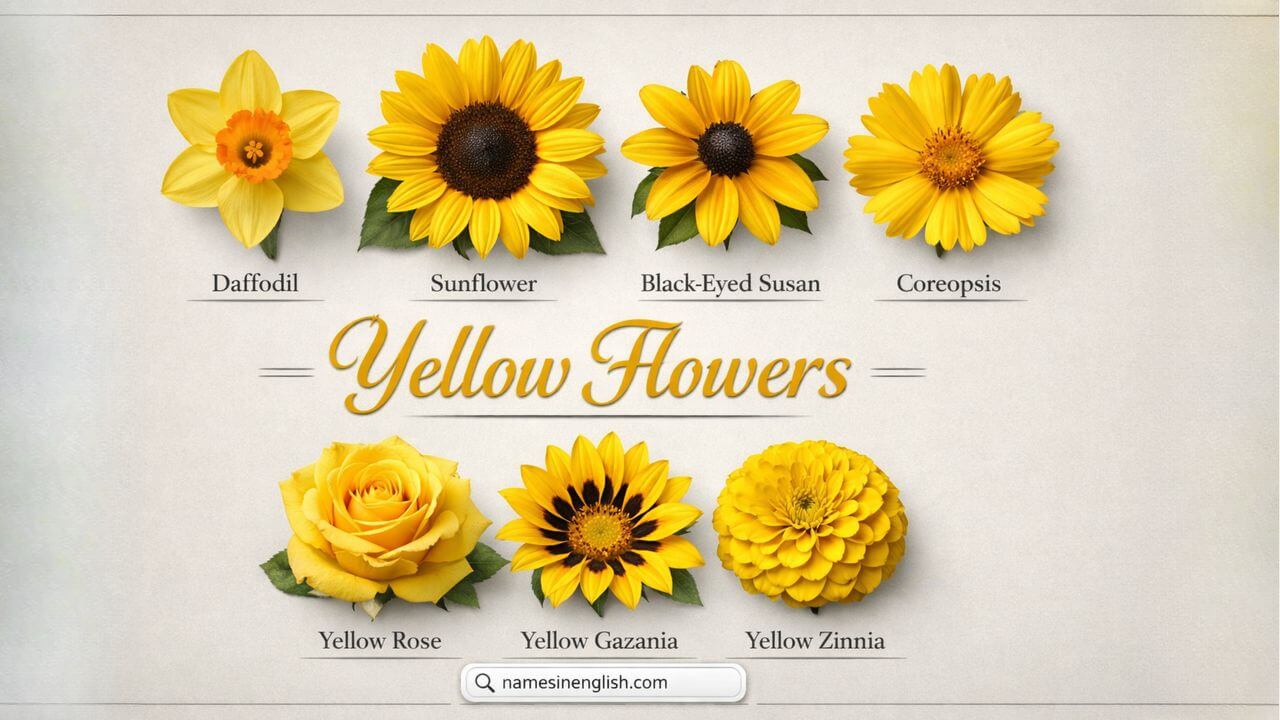 Yellow Flower Names