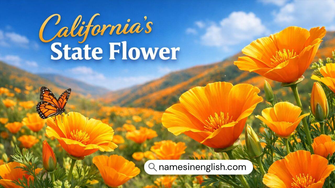 State Flower of California-California Poppy