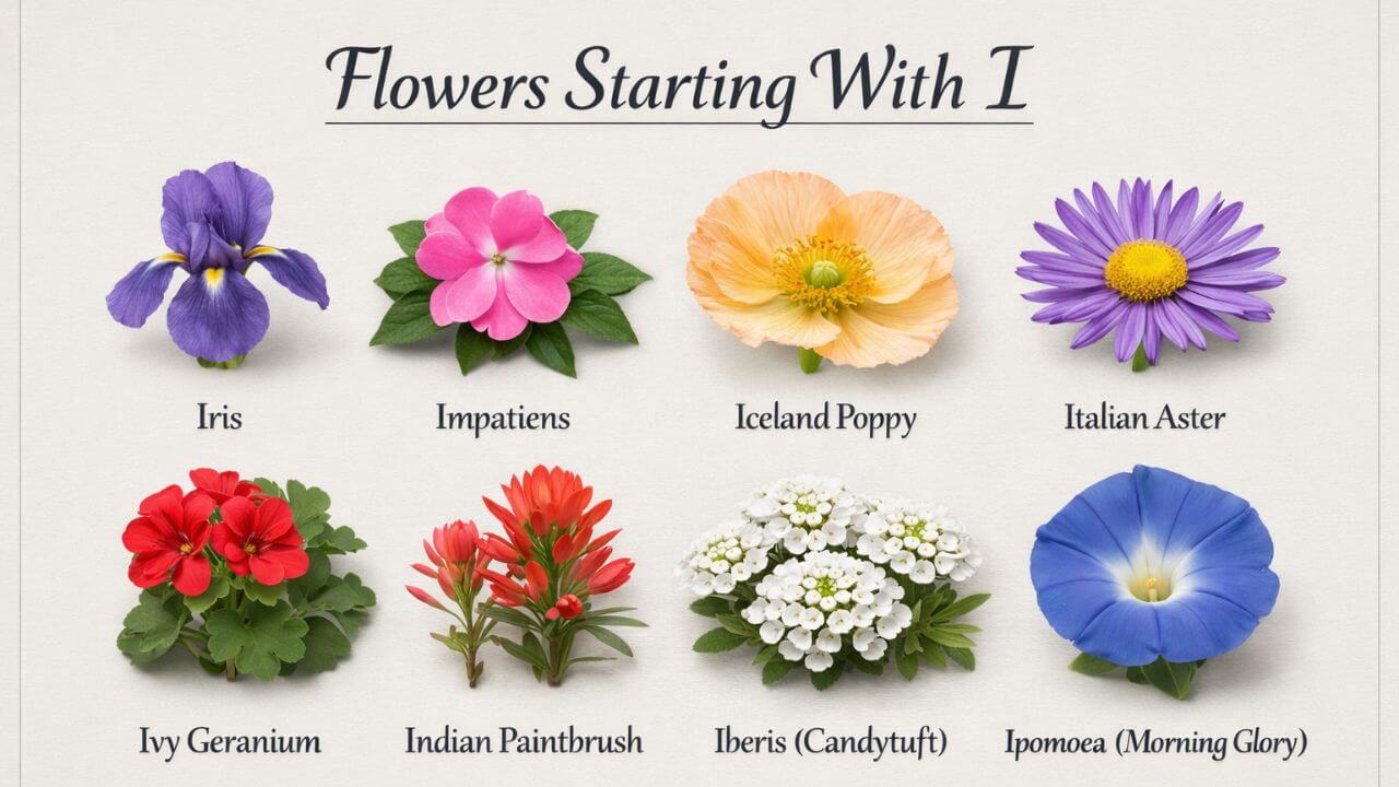 Flowers Starting With I