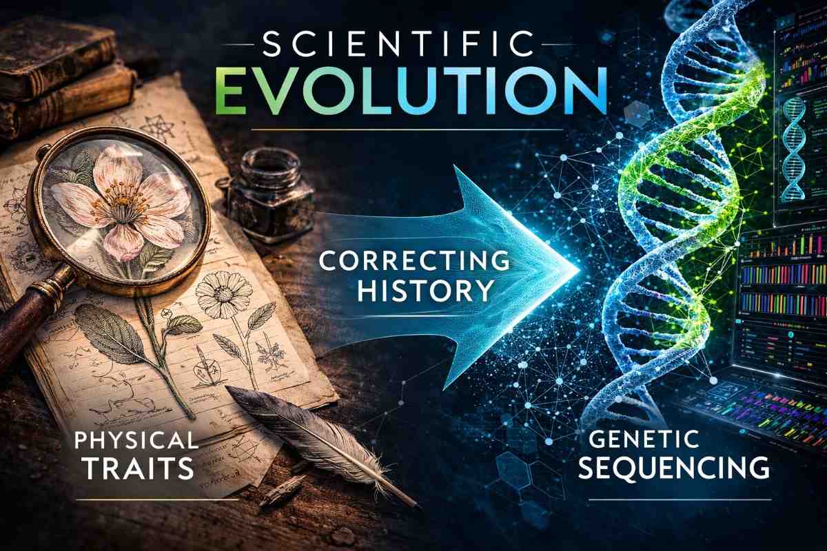 Comparison of traditional visual plant classification versus modern DNA genetic sequencing