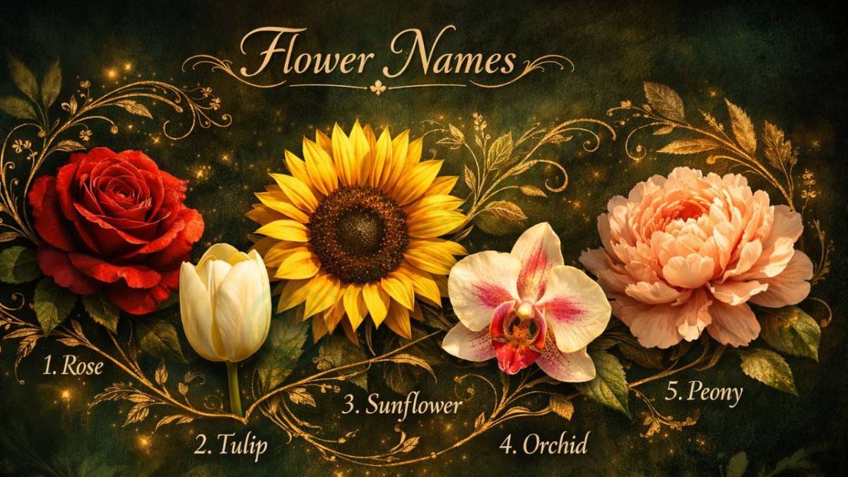 Flower Names in English