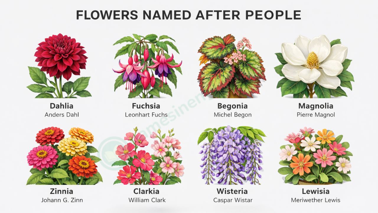 Flowers Named After People