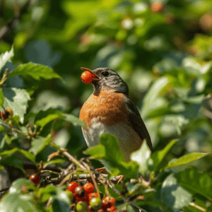 What Does the Rufous-bellied Thrush Eat