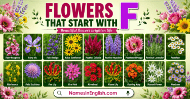 Flowers That Start with F with Names in English and Pictures