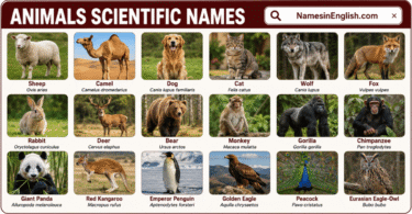 35 Scientific Names of Animals with Pictures