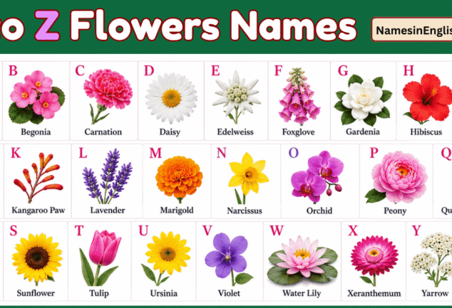 36 Scientific Names of Flowers with Pictures (Common & Botanical Names)