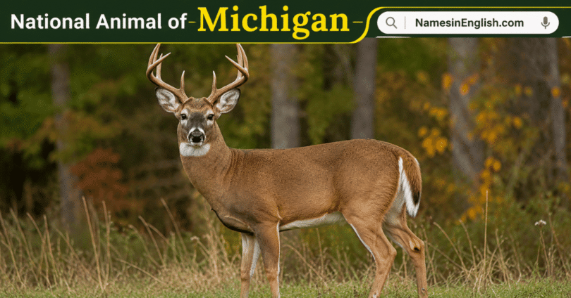 Michigan State Animal with Name and Picture