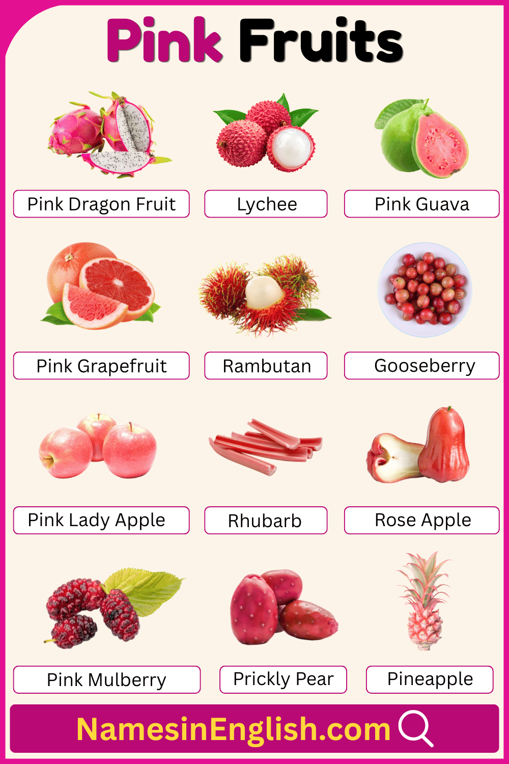 Popular Pink Fruits and Their Uses