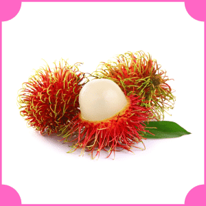 Rambutan | Pink Fruits with Names